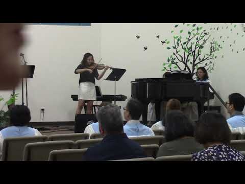 9/18/22 "나의 안에 거하라" "Abide in Me" 바이올린 장예나 피아노 조현정 Violin Yena Jang Piano Hannah Cho