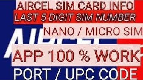 How To Generate UPC Code Without Network For Aircel Online 100% Working