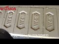Fully automatic brick production line produces LOGO bricks in india