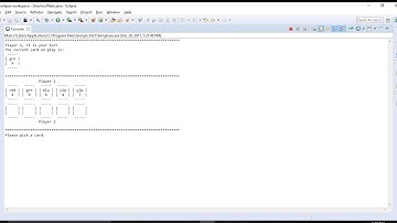 Simple Text Based Uno Game in JAVA