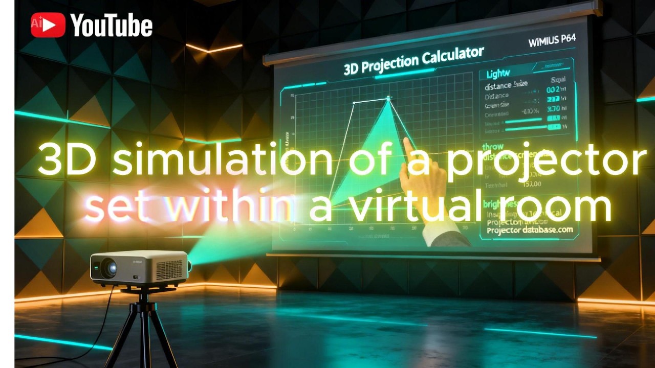 Projector Virtual Screen 3D simulation of a projector set within a virtual/Fourth Part - YouTube