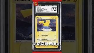 🌟 Big sale: Pikachu went for £452.86 📈 #shorts