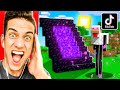 TESTING 10 NEW VIRAL TIKTOK MINECRAFT HACKS! **They Worked!**