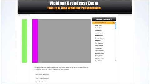 Automated Webinar Generator Software  - Dynamic Pre-Recorded Messages