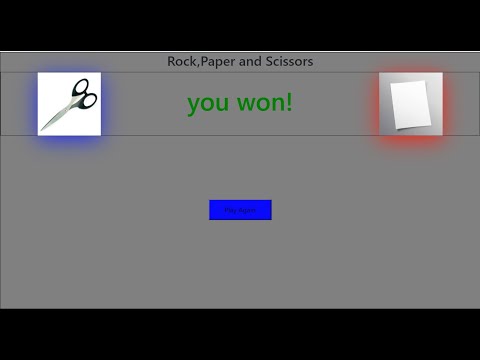 RockPaperScissors In JavaScript With Source Code | Source Code & Projects