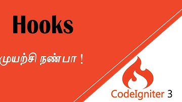Codeigniter 3 - Hooks tutorial in Tamil - JVL code