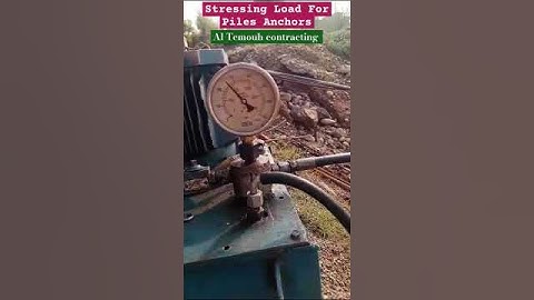 Load Distribution in Soldier Pile Anchors | Stress Analysis