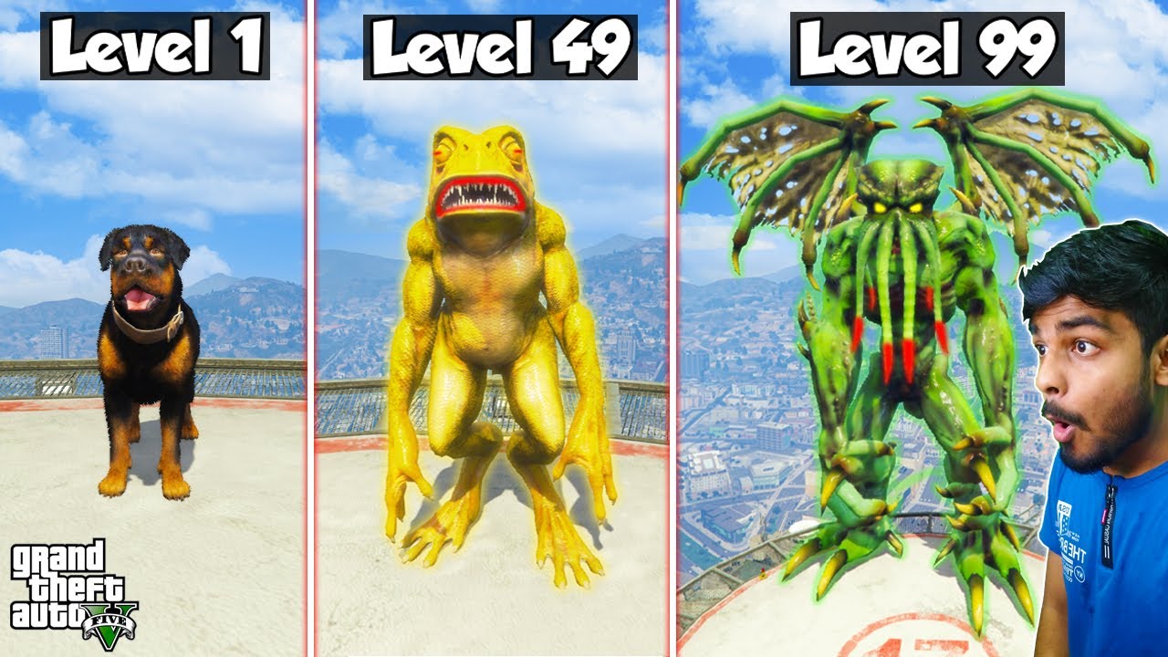 ⁣Upgrading ANIMALS to GIANT ALIEN ANIMALS in GTA 5👽Gta 5 tamil | Gta V Monsters | Gta tamilan