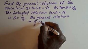 How to determine the general solution of a trig equation Q1