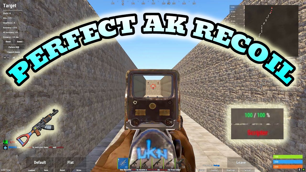 Rust AK Spray Pattern - Tips and Techniques for Recoil Control