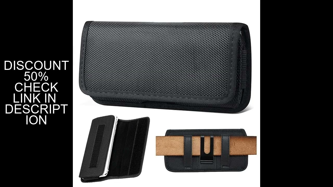 Phone Holster Case Nylon Cell Phone Belt Clip 3.5-6.3 inch  Pouch Carrying Case Waist Bag for iPhone