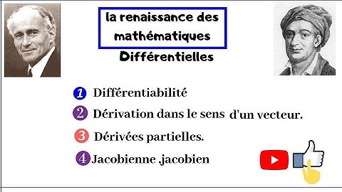 Fonctions à plusieurs variables:différentiabilité,dérivées partielles et matrice jacobienne