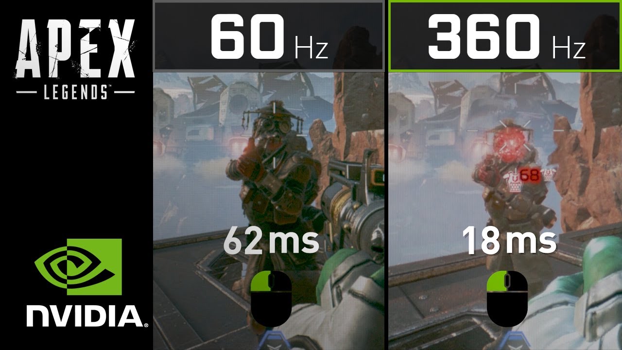 Nvidia Geforce が支える Apex Legends の低システム遅延 スローモーション検証映像 Youtube