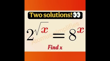 Challenge accepted? 🤓#viralmath #exponentialequations #mathquiz  #maths #mathschallenge #equation