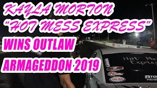 KAYLA MORTON WINS OUTLAW ARMAGEDDON 2019 - $50,000 PRIZE
