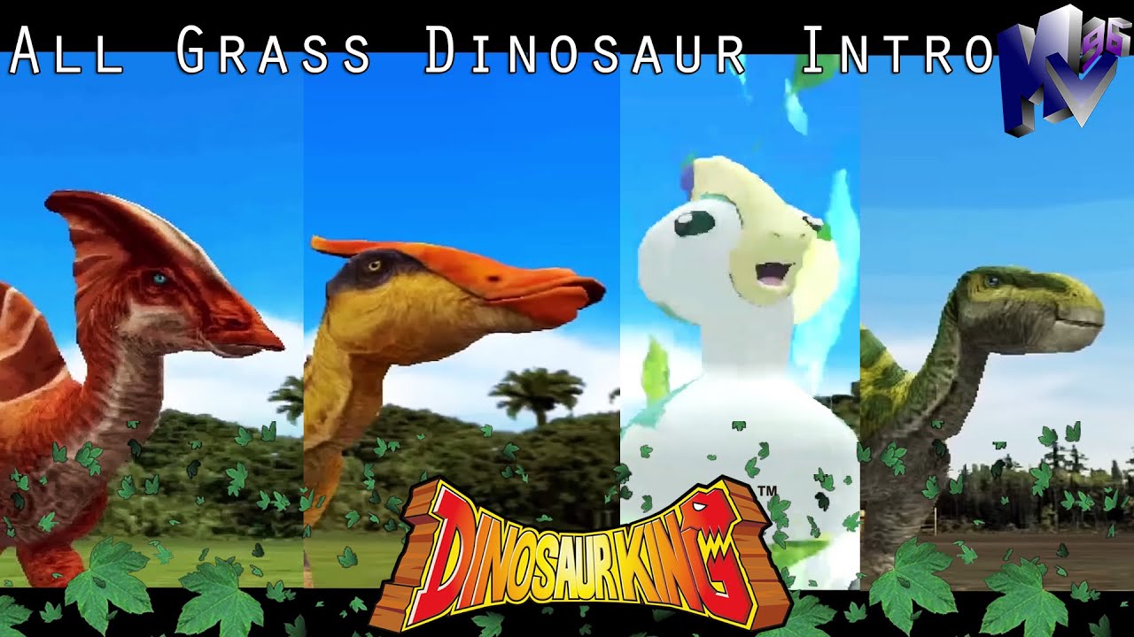 All Grass Dinosaurs | Dinosaur King Arcade Game 恐竜キング D-Team VS Alpha Fortress