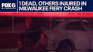 1 Dead, 2 Hurt In Fiery Milwaukee Crash Fox6 News Milwaukee
