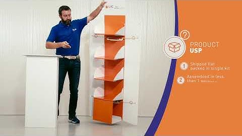 Self assembly Display Pop Up FSDU | Lic Packaging Spa