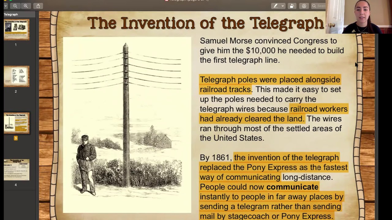 Invention of the Telegraph