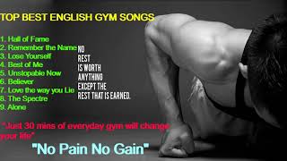 Top motivational gym songs | Best english motivational gym songs | Best workout songs 30mins | 2020