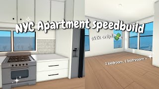 𐙚NYC apartment layout speedbuild⋆·||Bloxburg Rp𐙚