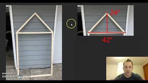 Right Triangles - Solving for missing angle (real world application)