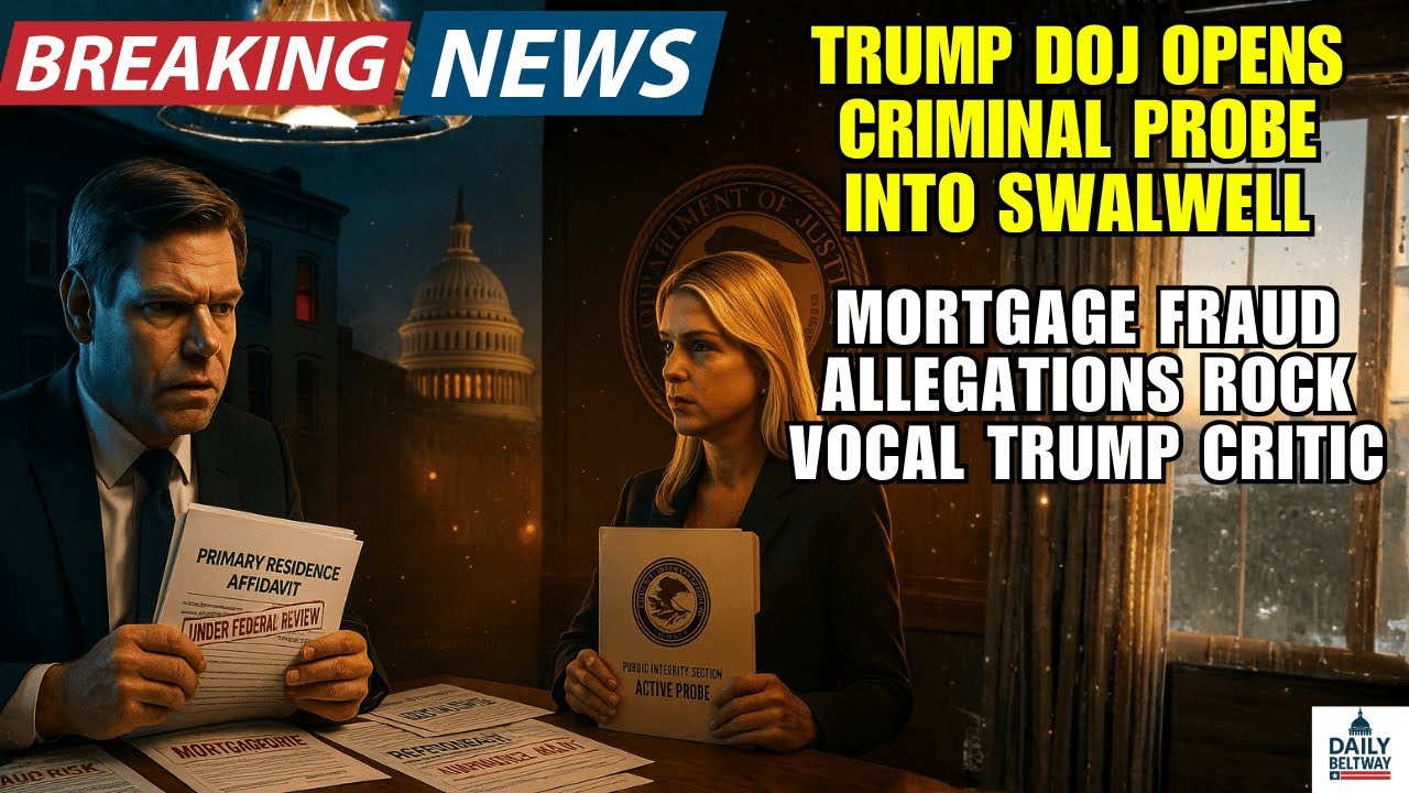 Министерство юстиции США при Трампе начинает уголовное расследование в отношении Эрика Суолвелла ...