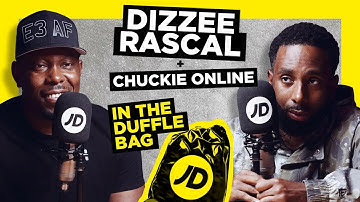 DIZZEE RASCAL GETS A LOT OFF HIS CHEST IN RARE PODCAST APPEARANCE | JD IN THE DUFFLE BAG W/ CHUCKIE