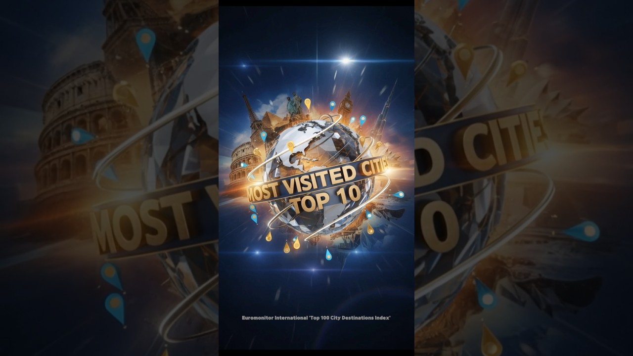 THE MOST VISITED CITIES IN THE WORLD 2026 TOP 10 ✈️🏙️