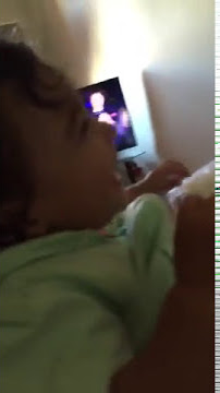 Dainan y Sofía cuando se vieron por primera vez