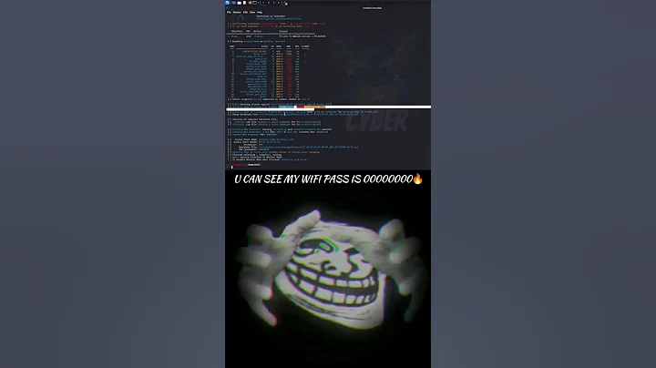 Wifi Hacking 🔥 Using Kali Linux #kalilinux #shorts #hacker #wifi