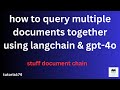 How to use stuff document chain using langchain tutorial74