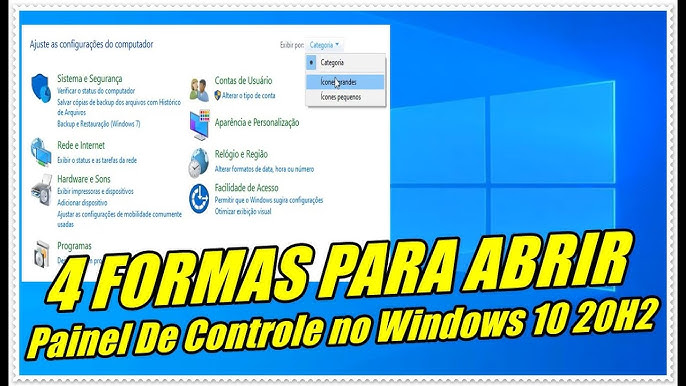 Painel de controle do Windows 10 abre e fecha sozinho