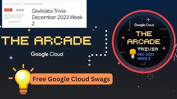 Quiz Solution: Qwiklabs Trivia December 2023 Week 2 (Free Swags)       #googlecloud #arcade