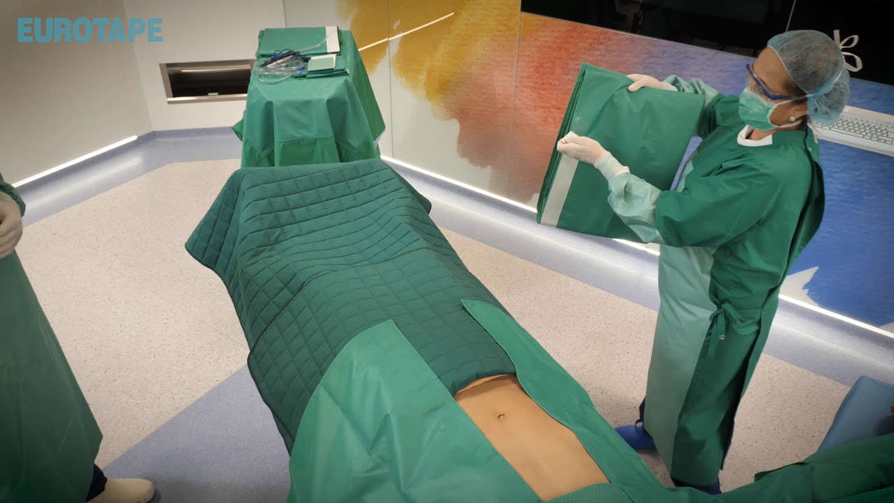 Universal surgical set Reusable draping system with medical tape