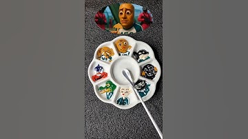 Italian brainrot colour mixing #satisfying #colormixing SQUID GAME 3