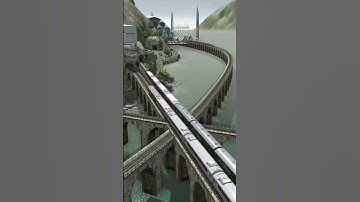 Kereta Api Cepat Ambil Jalur Kereta Api Panjang Di Persilangan #keretaapi #train #railway