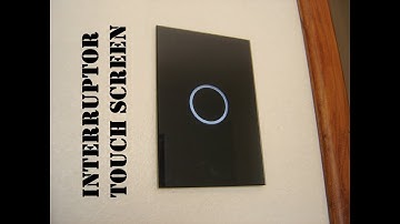 Interruptor touch screen caseiro com Arduino e o Jarvis.