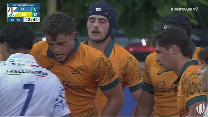 Italy vs Australia | World Rugby U20 Championship 2025