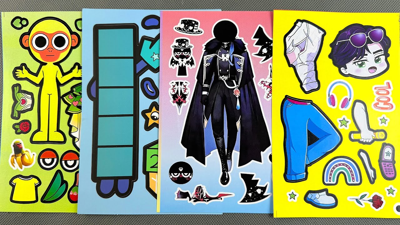 🎀Paper DIY🎀 Numberblocks & KPOP DEMON HUNTERS paperdiy tutorial | ASMR