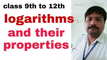 Class 9th to 12th /logarithms and their properties /J P Mishra maths classes