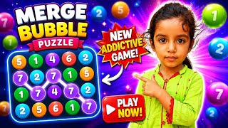 🎮 I Played the Most Addictive Merge Bubble Puzzle Game! 😍🔥#anime #cartoon