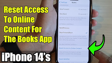 iPhone 14/14 Pro Max: How to Reset Access To Online Content For The Books App