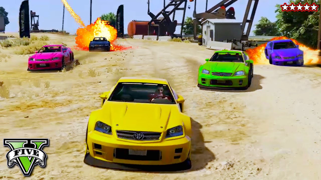 GTA 5 Triple Threat RALLY Racing!! Awesome OffRoad Custom Races GTA 5