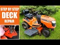 Busted Lawn Tractor Deck - Let&#39;s Fix It!