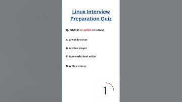 Linux Interview Preparation Quiz 🥳Linux Interview Question and Answer #youtubeshorts #short #tech