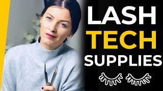 Lash Tech Supplies For Beginners