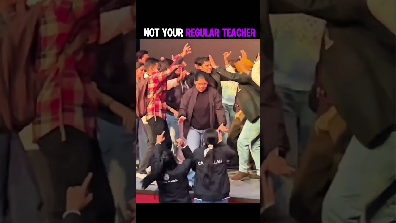 Not your regular teacher 