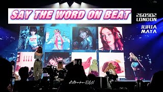 【4K】260902 XG NEW GAME SAY THE WORD ON BEAT - 2nd WORLD TOUR THE CORE TOUR LONDON Fancam screenshot 3