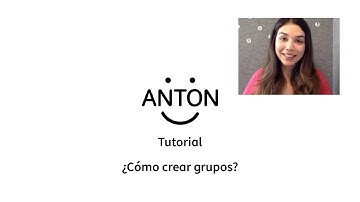 ANTON Tutorial #4: Crear grupos